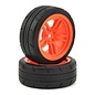 Traxxas TRA8373A  4-Tec 2.0 1.9" Orange Response Front Pre-Mounted Tires