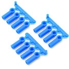 RPM R/C Products RPM73375 Heavy Duty Rod Ends (12) 4-40 – Blue