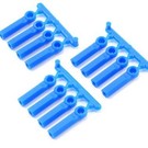 RPM R/C Products RPM73395 Long Shank Rod Ends (12) 4-40 – Blue