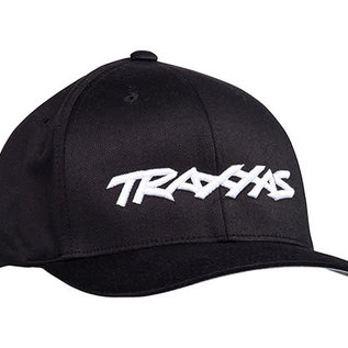 Traxxas TRA1188-BLK-LXL  Traxxas Logo Flexfit Hat  Black Large / Extra Large