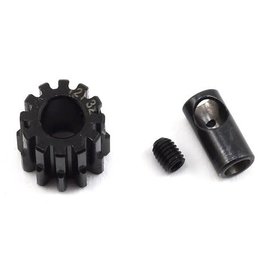 Protek RC PTK-8055  32P 12T Steel Pinion Gear w/3.17mm Reducer Sleeve (Mod .8) w/5mm Bore