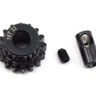 Protek RC PTK-8059  32P 16T Steel Pinion Gear w/3.17mm Reducer Sleeve (Mod .8) w/5mm Bore
