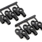 RPM R/C Products RPM80472 Short Traxxas Turnbluckle Rod End Set (Black) (12)