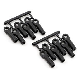 RPM R/C Products RPM80512 RPM Long Traxxas Turnbuckle Rod End Set (Black) (12)