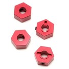 STRC SPTST1654R  Red Aluminum 12mm Hex Adapters (4) Slash 4x4