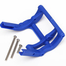 Traxxas TRA3677X  Blue Wheelie Bar Mount: Bandit Rustler Slash Stampede 2wd