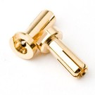 TQ Wire TQW2502  14mm 4mm Bullet Male Connectors (pr) low profile
