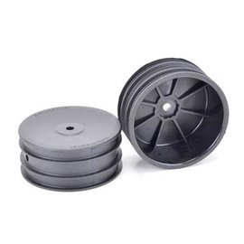 Schumacher U4495  Black  1/10 Buggy Front 4wd  Wheels 12mm Hex (2)