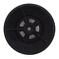 Team Associated ASC71078  Black Rear DR10 Drag Racing Wheels (2)