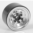 RC4WD RC4ZW0263  Chrome Stamped Steel 1.0" Stock Beadlock Wheels 0263 263
