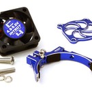 Integy C26776BLUE  Blue 30x30x10mm High Speed Cooling Fan+Clamp Type Mount