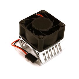 Integy C28598SILVER  Silver 36mm Motor Heatsink+40x40mm Cooling Fan