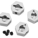 STRC SPTST8356S  Silver Aluminum Hex Adapters (4) 4Tec 2.0