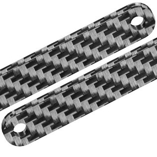 Team Corally COR00180-254  Chassis Brace Stiffener - Front - Graphite 2.5mm (2) Python