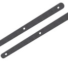 Team Corally COR00180-256  Chassis Brace Stiffener - Rear - Graphite 2.5mm Kronos Shogun