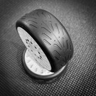 J Concepts JCO3113-19  White Speed Fangs - Belted, Pre-mounted on Cheetah Wheels - 311319