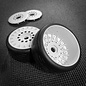 J Concepts JCO3113-19  White Speed Fangs - Belted, Pre-mounted on Cheetah Wheels - 311319
