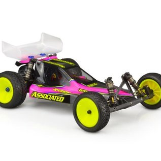 J Concepts JCO0409-6133  Team Associated RC10B2 Authentic Body (#6133) Clear