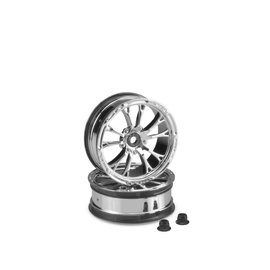 J Concepts JCO3399C  Chrome  Tactic Street Eliminator 2.2″ 12mm Hex Front Wheel (2)