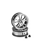 J Concepts JCO3399C  Chrome  Tactic Street Eliminator 2.2″ 12mm Hex Front Wheel (2)