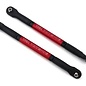 Traxxas TRA8619R  Red Aluminum Heavy-Duty Steering Link Push Rods (2) E-Revo 2.0