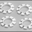 J Concepts JCO2212-3  White Satellite Tire Gluing Rubber Bands 22123