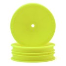 Schumacher U7454  Yellow 12mm Hex 2WD Buggy Front Slim Wheels (2)