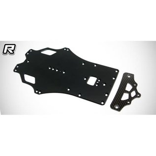RocheRC USA ROC-210185  Rapide P12 EVO SWB 2.0mm Aluminum Main Chassis