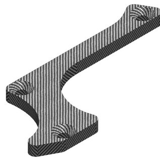 Team Corally COR00180-232  Team Suspension Arm Stiffener Lower Front Right