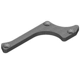 Team Corally COR00180-233  Team Suspension Arm Stiffener Lower Front Left