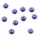 Team Associated ASC25392  Blue 3mm Aluminum Flanged Locknut (10)