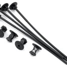 J Concepts JCO2430-2  Black 1/10 Offroad Tire Stick (4) 24302