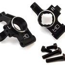 HOT RACING HRATRF2201  Black Aluminum 4-Tec 2.0 Rear Hub Carriers (2)