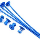 J Concepts JCO2430-1  Blue 1/10 Offroad Tire Stick (4) 24301