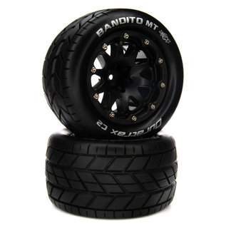 Duratrax DTXC5536  Bandito MT 14mm Hex Belted 2.8 Mounted Tires