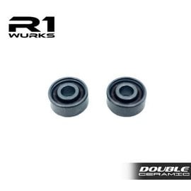R1wurks R1  020021 R1 10X Double Ceramic Coated Bearing W/Si3N4 Balls (2pcs)