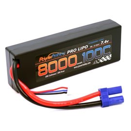 Power Hobby PHB2S8000100CEC5  2S 7.4V 8000MAH 100c Lipo Battery w/ EC5 Plug
