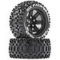 Duratrax DTXC5206  Six-Pack ST 14mm Hex 2.8 Mounted Tires (2)