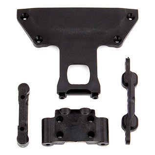 Team Associated ASC91359  DR10 Arm Mounts, Chassis plate and Bulkhead