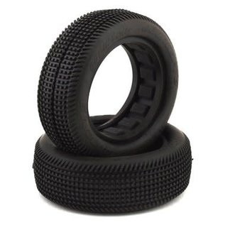 J Concepts JCO3134-R2  Red2 Sprinter 2.2" 2WD Front Buggy Dirt Oval Tires (2)