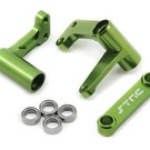 STRC SPTST3743XG  Green Aluminum Steering Bellcrank System w/Bearings Bandit  Rustler  Stampede  Slash