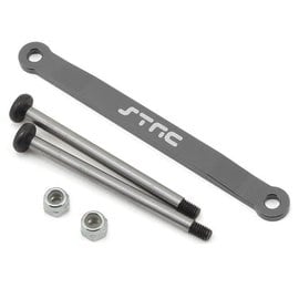 STRC SPTST2532XGM  Gun Metal Aluminum Front Hinge Pin Brace w/ Hinge Pins