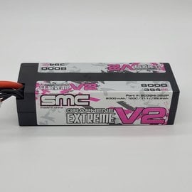 SMC SMC80394-3S2PQS8  Extreme V2 3S 11.1v 8000mAh 120C LiPo w/ QS8 Plug