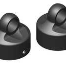 Team Corally COR00180-133  Aluminum Shock Caps (2) Dementor, Kronos, Python, Shogun
