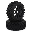 Proline Racing PRO9067-21  Badlands MX Pre-Mounted 1/8 Buggy Tires (Black) (2) (M2)