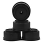 DE Racing DERBS4UB  12mm Hex "Borrego" SC Wheels (Black) (4) (SC6/Slash/Blitz)
