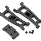 RPM R/C Products RPM70762  Front A-Arms w/Bulkhead (Black) (GT2, SC10)