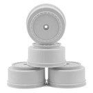 DE Racing DERBS4LW  12mm Hex "Borrego" SC Wheels (White) (4) (22SCT/TEN-SCTE)