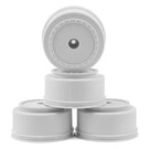 DE Racing DERBS4UW  12mm Hex "Borrego" SC Wheels (White) (4) (SC6/Slash/Blitz)