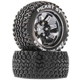 Duratrax DTXC5203  Picket ST 14mm Hex 2.8 Mounted Tires (2)